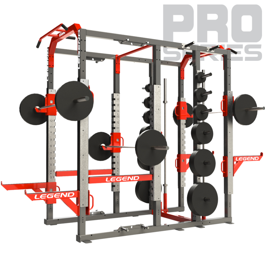 Legends Fitness Pro Series Triple Power Cage
