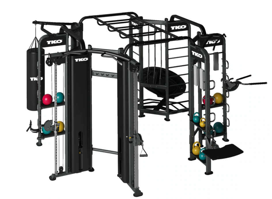 TKO Strength STRETCHING+BOXING+REBOUNDER+CABLES STATION