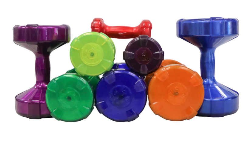 TKO Strength GUMMI BELL URETHANE AEROBIC DUMBBELLS